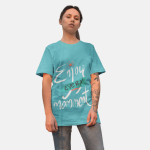 Casual Wear Oversized T-Shirt | Motivational Print Tee